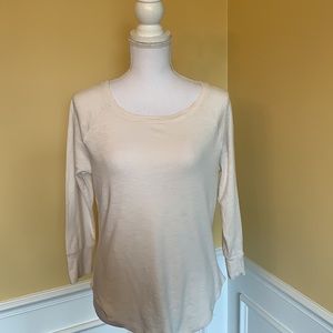 Mossimo Women's Black 3/4 sleeve top